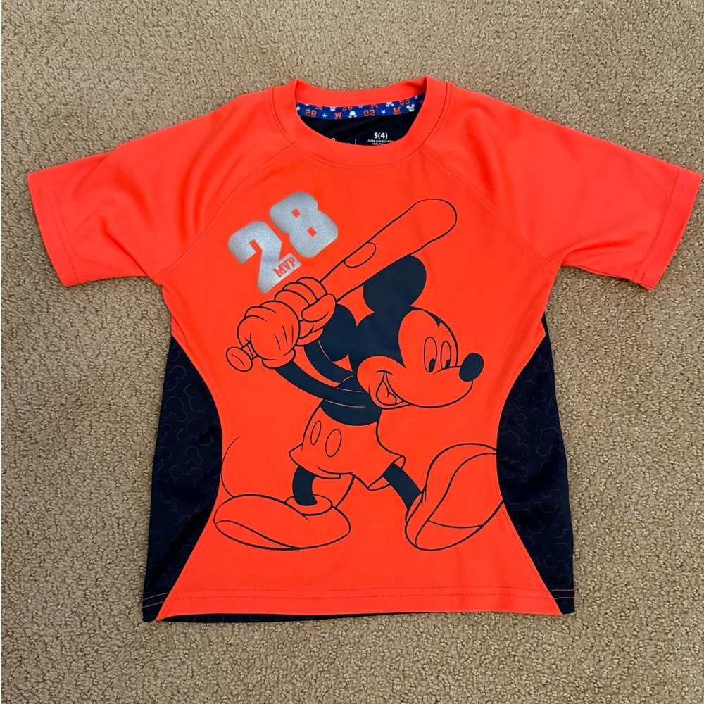 Mickey Mouse boys short sleeve top. Size 4